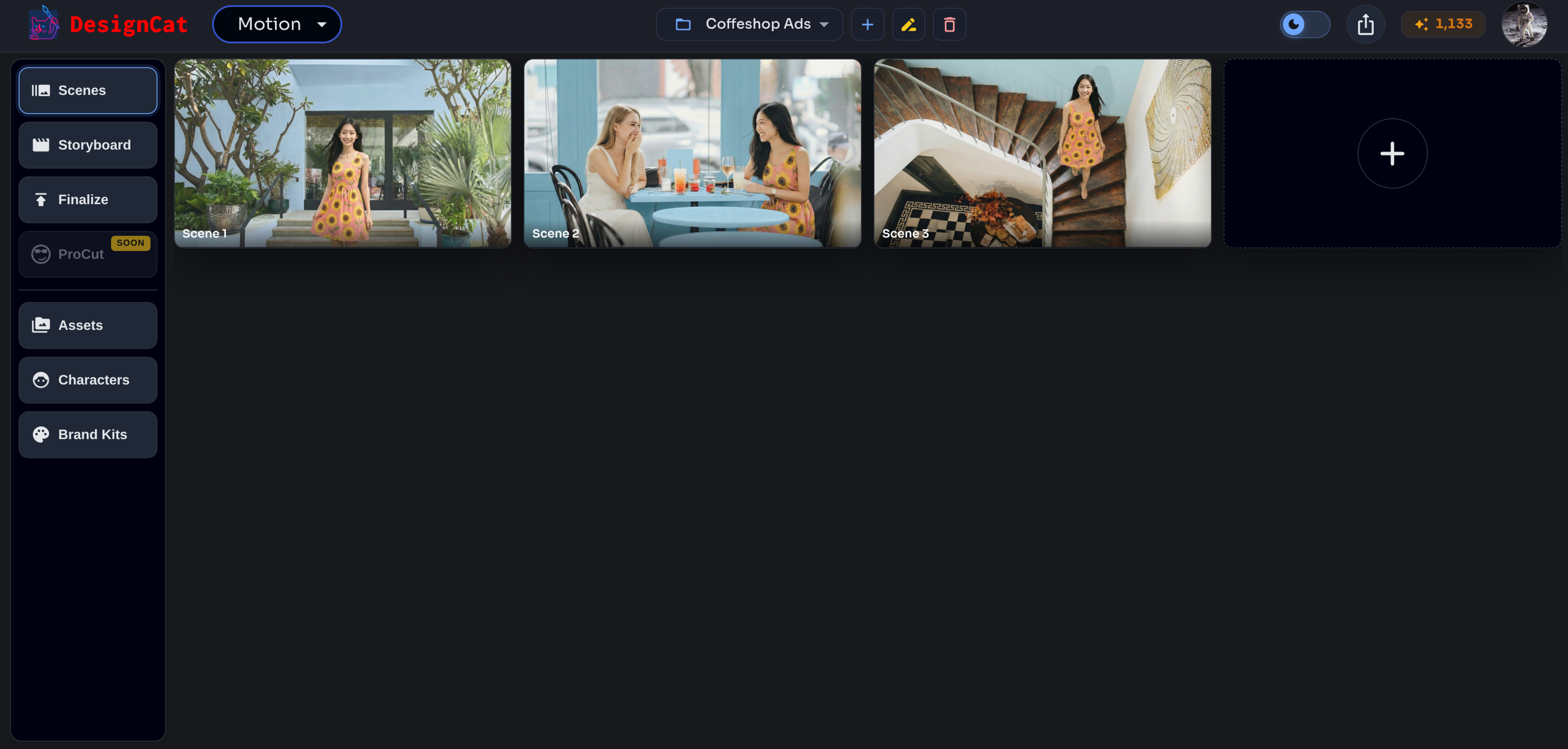 DesignCat Motion — video production pipeline